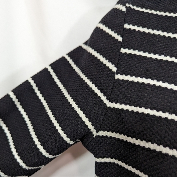 Mango Striped Bodycon Dress Sz XS - Picture 6 of 13